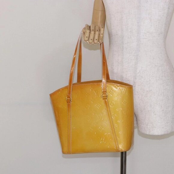 LOUIS VUITTON Monogram Vernis Avalon MM Tote Bag Broncorail M91743 Auth 139580 - Picture 1 of 16